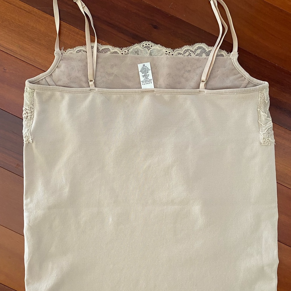 [Banana Republic] Tan Lacy Tank Top - Picture 3 of 4